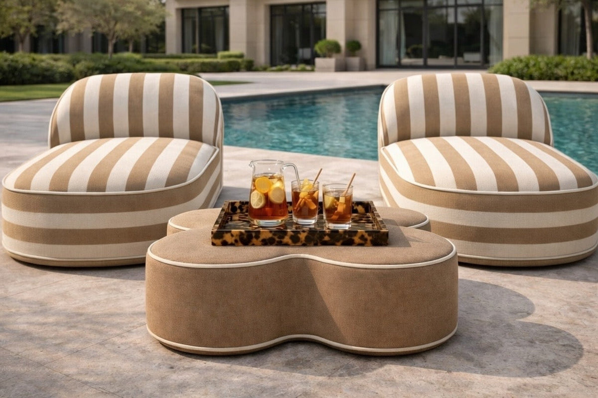 Luxury outdoor furniture, Saint Objets Dubai, made to order