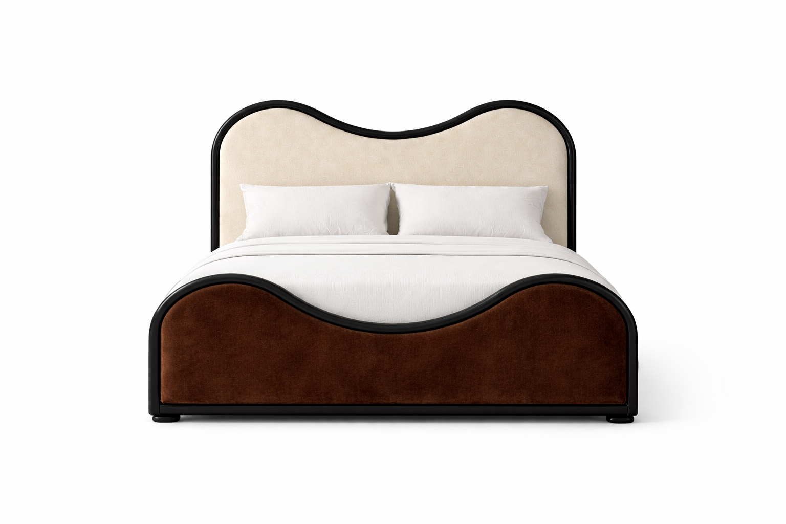 Dunes sculptural bed by Saint Objets French furniture brand in Dubai