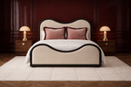 Dunes sculptural bed by Saint Objets French furniture brand in Dubai