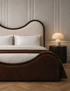 Dunes sculptural bed by Saint Objets French furniture brand in Dubai