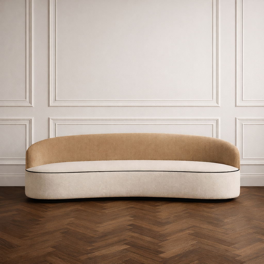 Serpentini sculptural daybed by Saint Objets French atelier Dubai