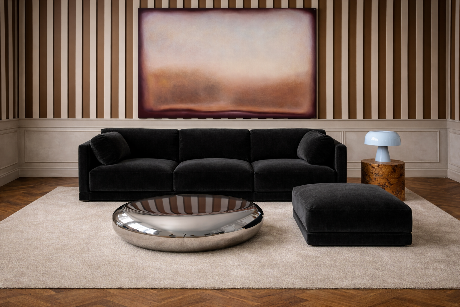Henri modular sculptural sofa by Saint Objets French furniture Dubai