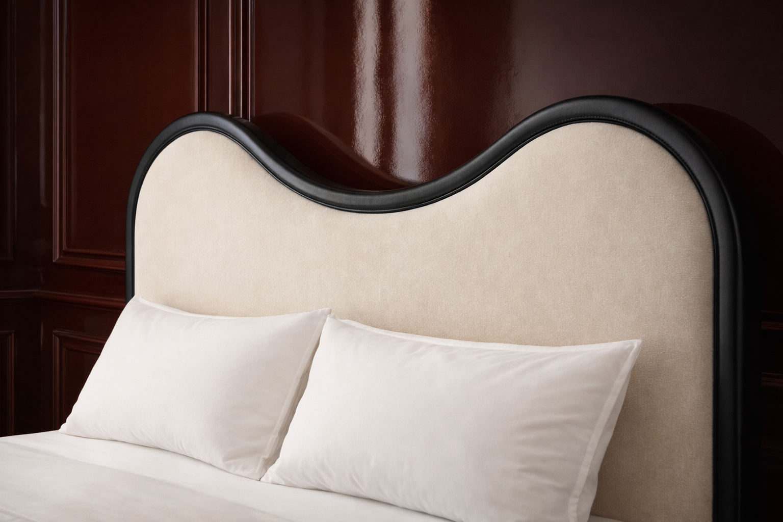 Dunes sculptural bed by Saint Objets French furniture brand in Dubai