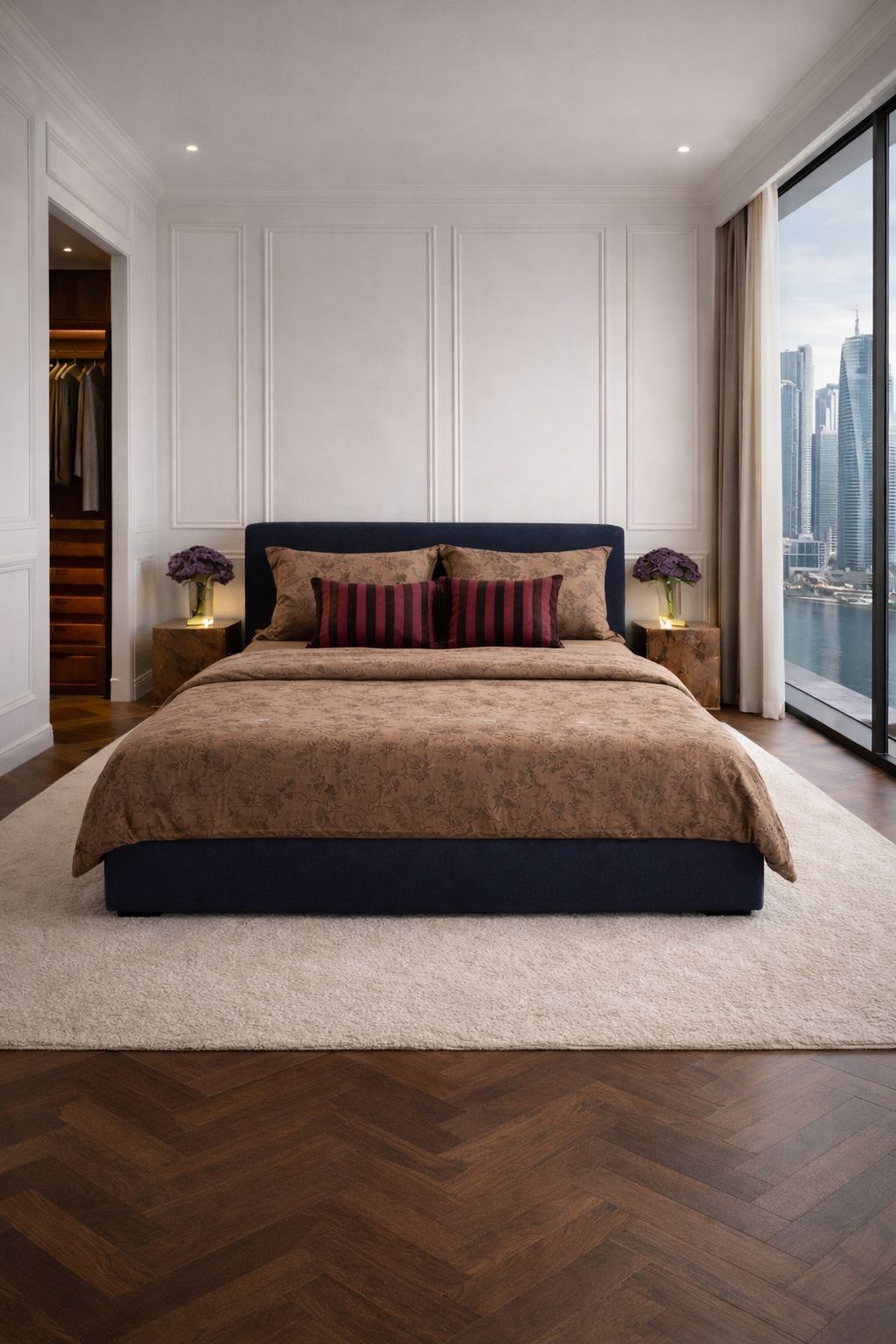 Teddy sculptural bed by Saint Objets French furniture brand in Dubai