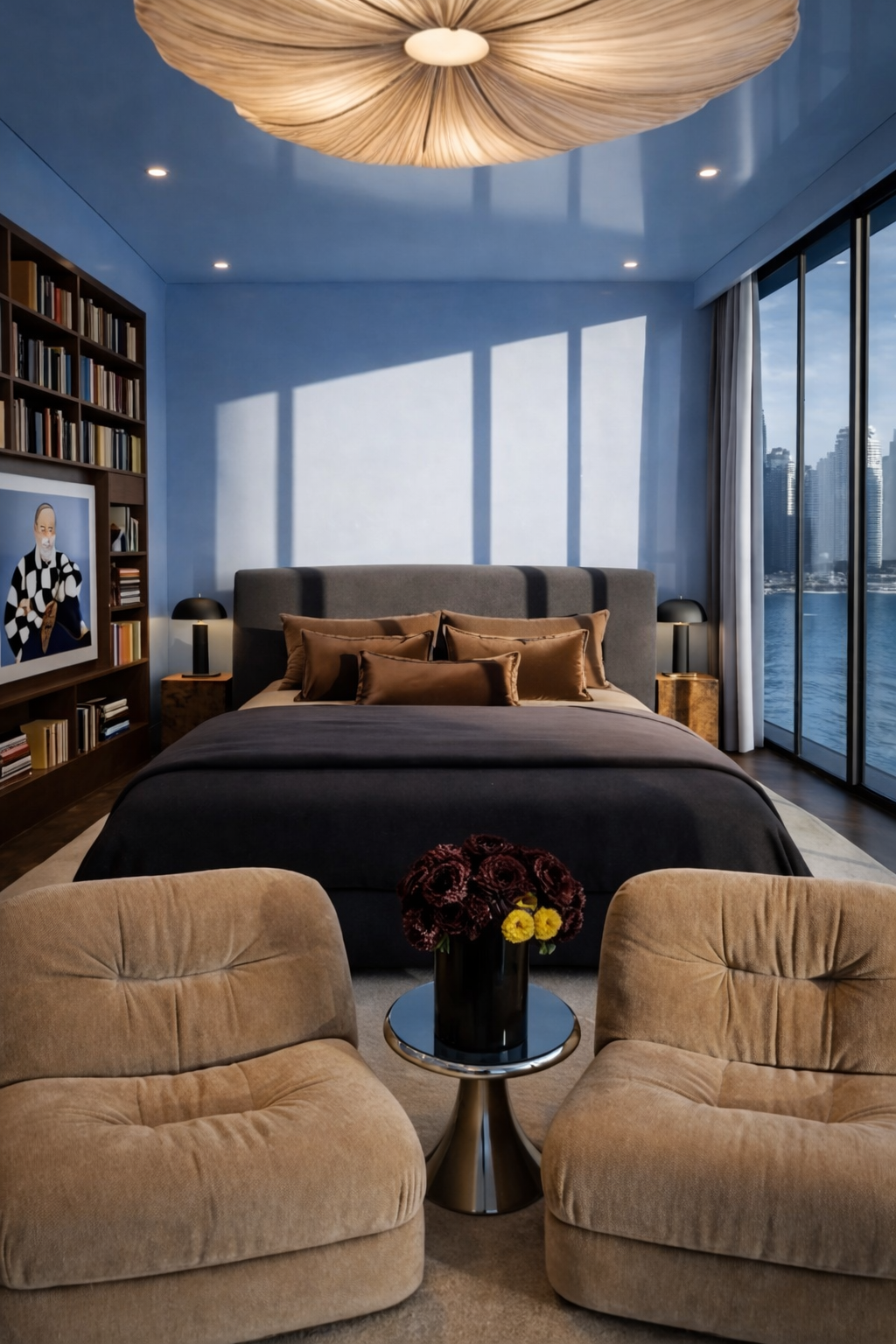 Teddy sculptural bed by Saint Objets French furniture brand in Dubai