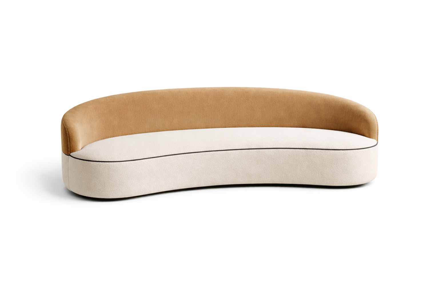 Serpentini sculptural daybed by Saint Objets French atelier Dubai