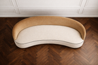 Serpentini sculptural daybed by Saint Objets French atelier Dubai