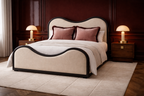 Dunes sculptural bed by Saint Objets French furniture brand in Dubai