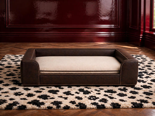 Club Nooshie Pet Bed — detail — made to order in Dubai, refined materials — Saint Objets