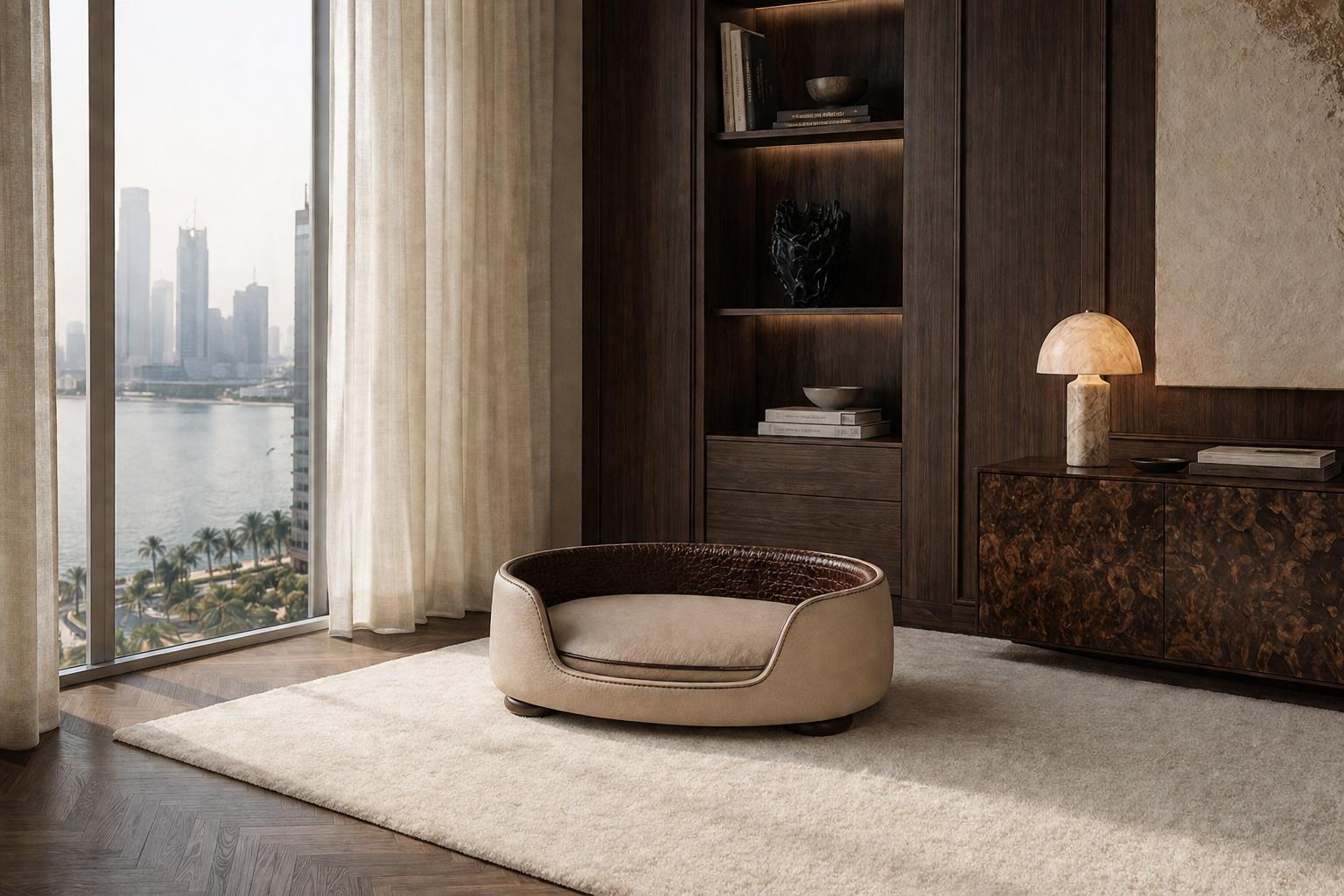 Marlow I Luxury Dog Bed — structure — made to order in Dubai, refined materials — Saint Objets