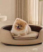 Marlow I Luxury Dog Bed — detail — made to order in Dubai, refined materials — Saint Objets