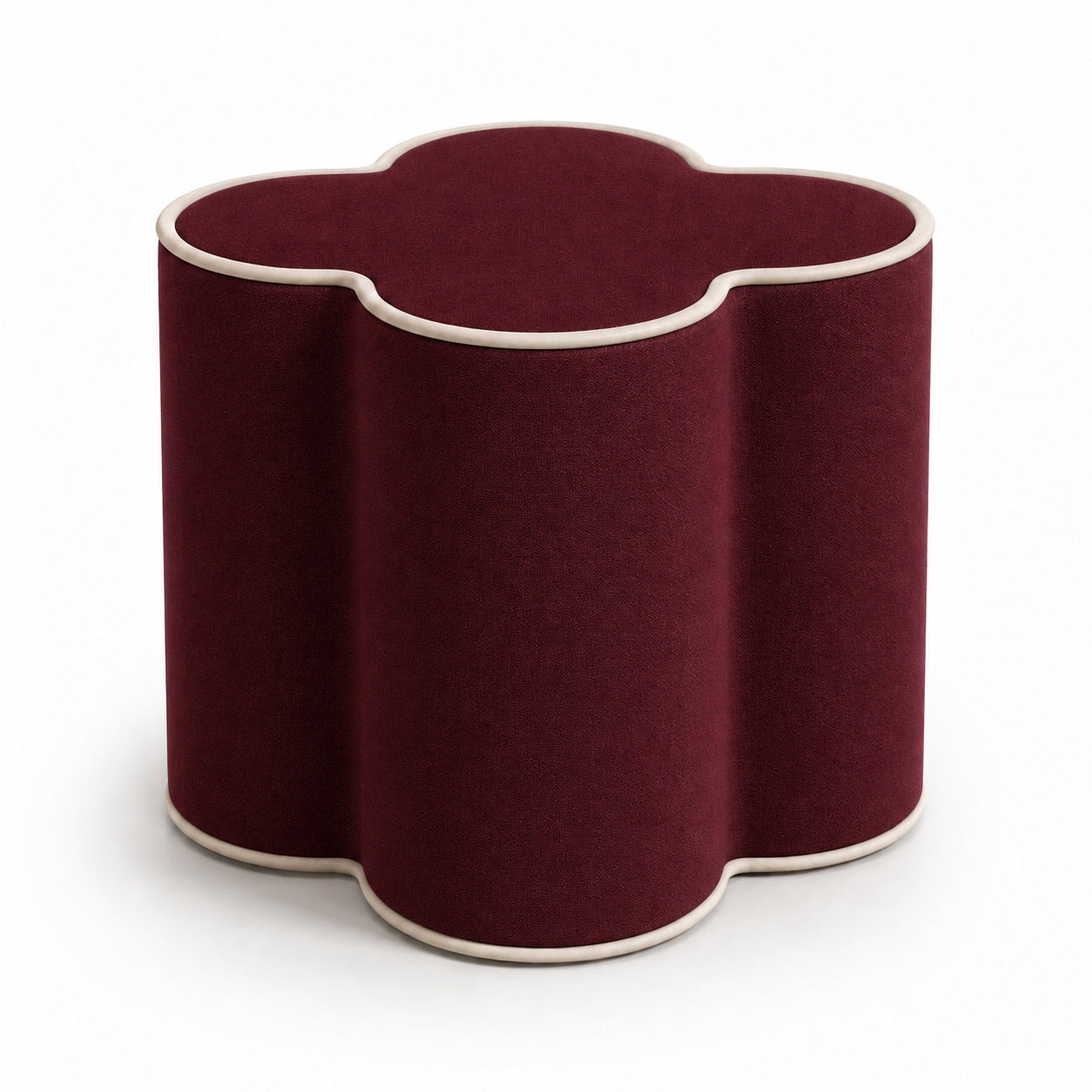 Lavandou outdoor side table in Pinot Noir by Saint Objets French atelier Dubai