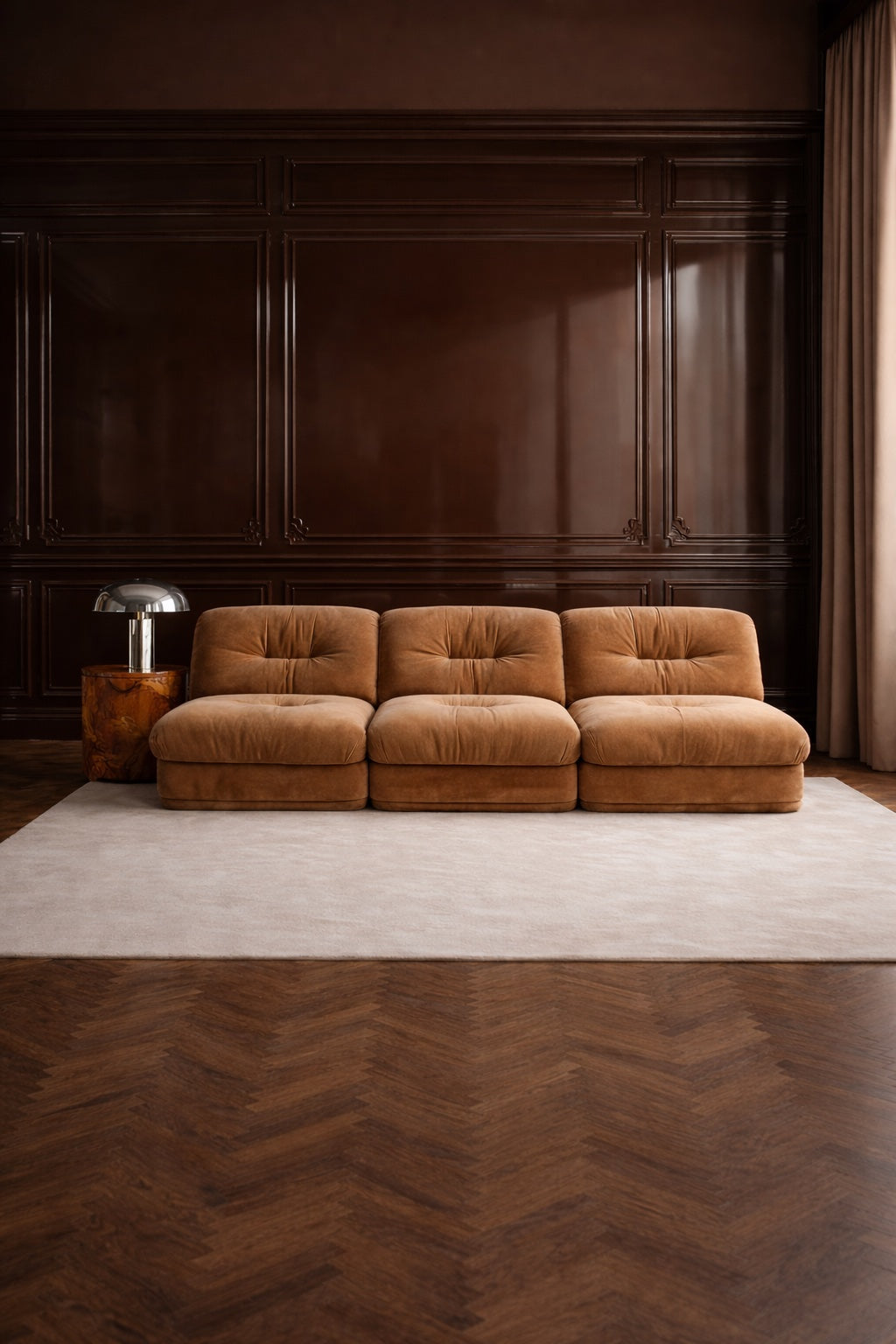 Hôtel de Rome Sofa — angle 17 — made to order in Dubai, refined materials — Saint Objets