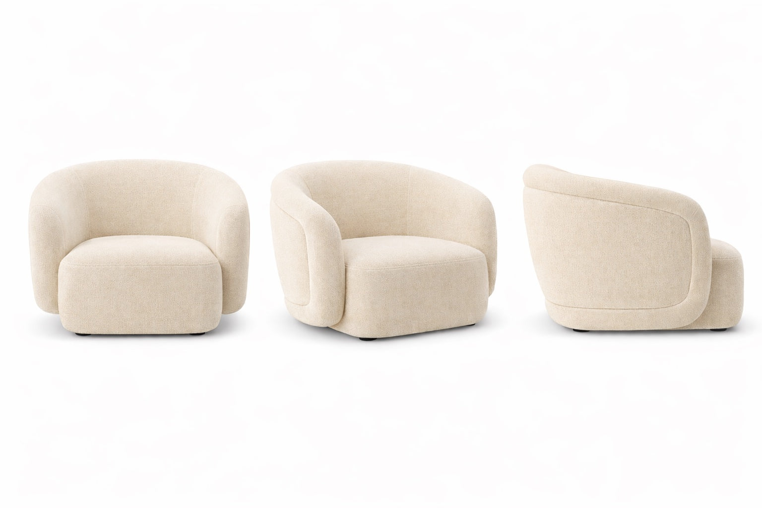 Le Marais Lounge Chair — main — made to order in Dubai, refined materials — Saint Objets